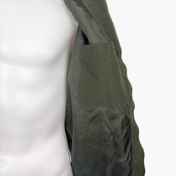 WEATHERPROOF VINTAGE Windbreaker Barracuda Jacket (Olive Green | Size M) - Picture 9 of 10